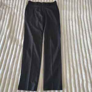 Haggar Black Straight-Leg Dress Pants
